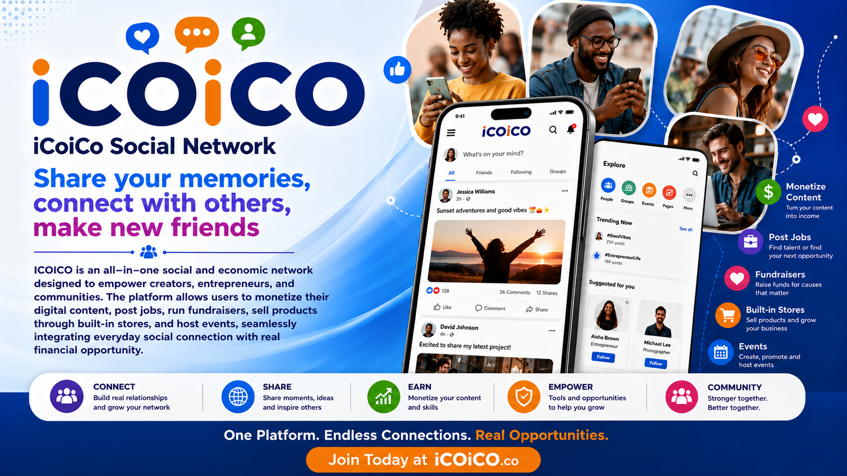 iCoiCo Social Network | icoico.co